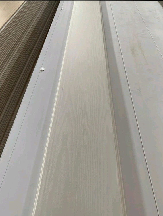 دیوار پوش روکشدار سفید طرح چوب کد 07